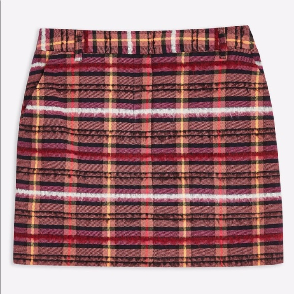 Topshop Checked Mini Skirt - NWT